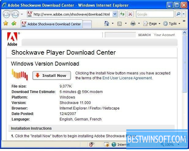 shockwave 11 download